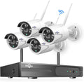 3MP Wireless Security Camera System with Night Vision Weatherproof Motion Detection P259923