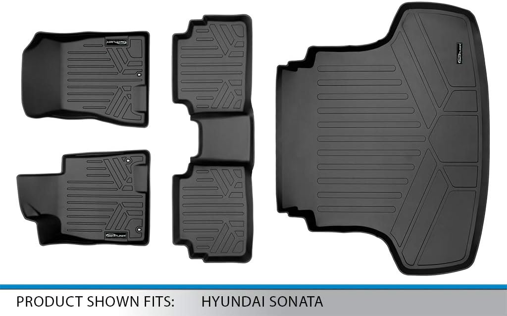 Black Custom Floor Mats and Cargo Liner Set N25242