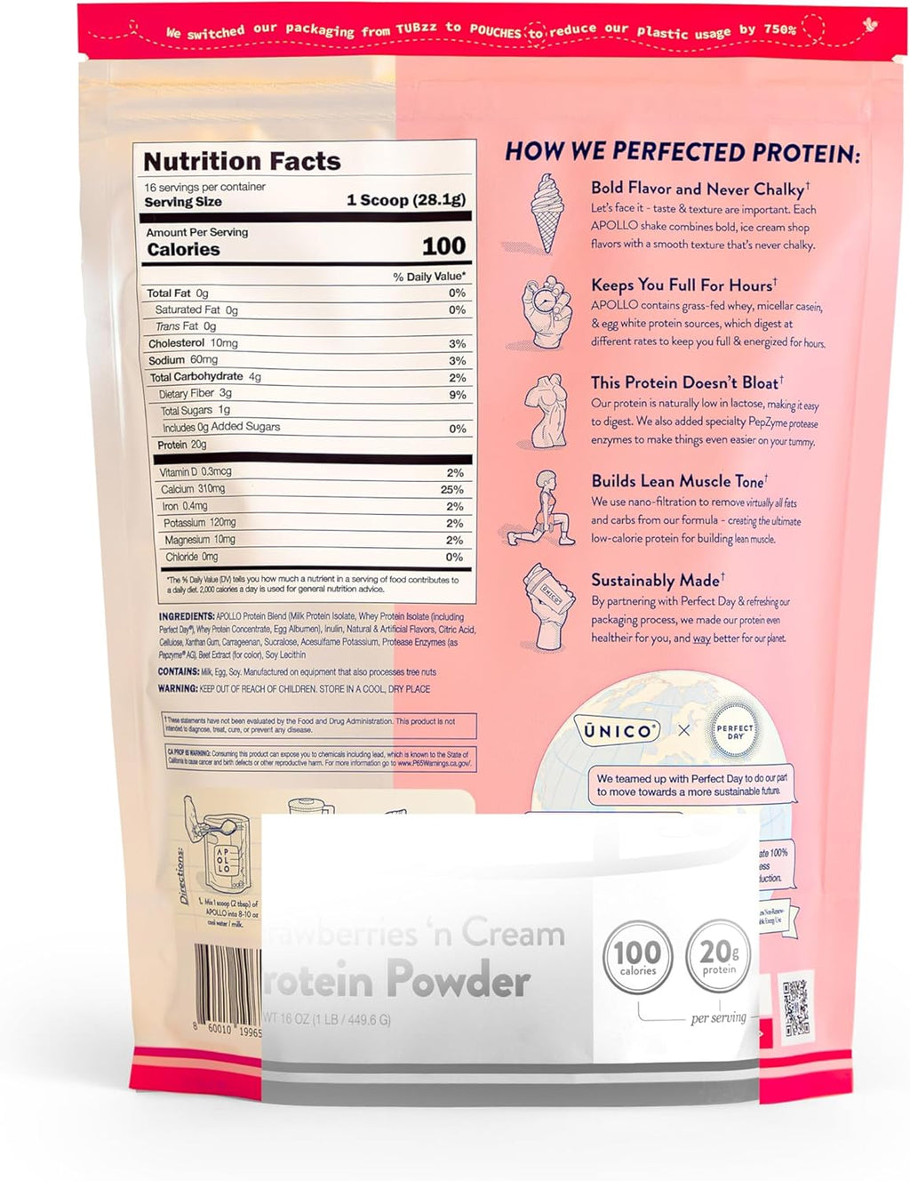 Strawberry Protein Powder I803543