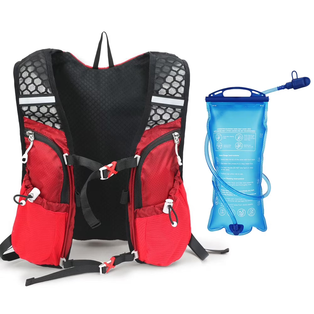 Outdoor Pack with 2L Water Bladder Breathable Vest H949284