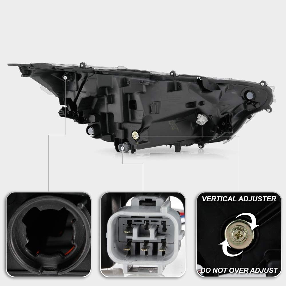 LED Headlight Headlamp Assembly Driver Side C807