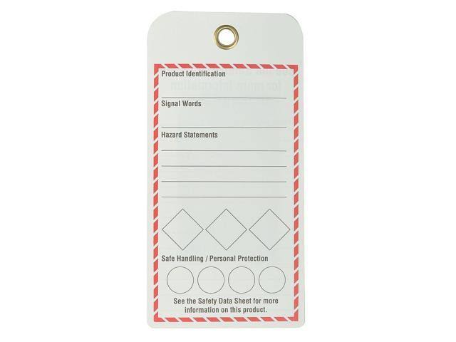 GHS Style Tags (Pack of 25) L7810
