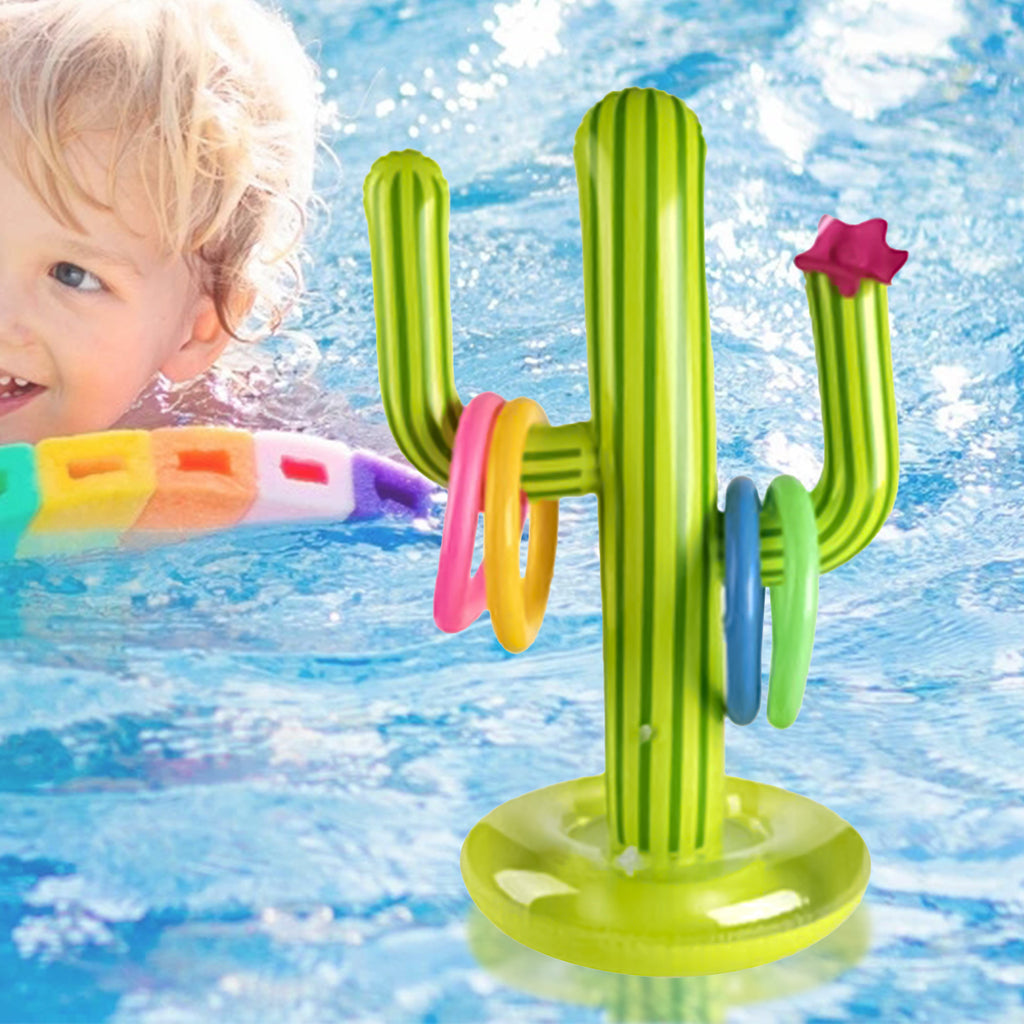 Inflatable Cactus Pool Float Toy Set of 1 A722
