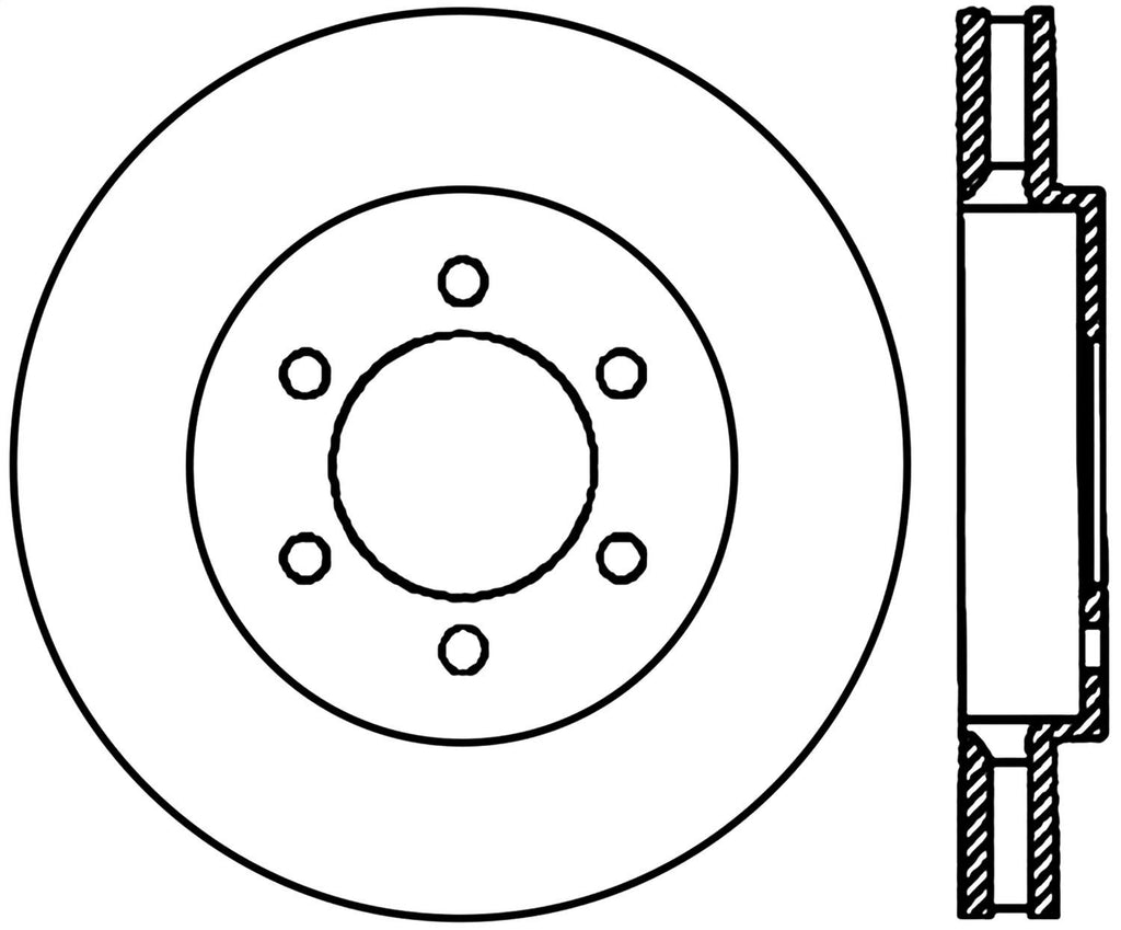 Sport Drilled/Slotted Brake Rotor K251