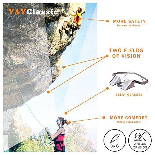 Bordeaux Red Vertical Belay Glasses L423206