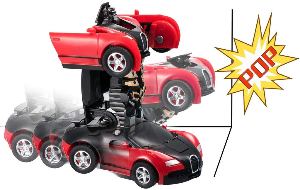3 Pack 2 in 1 Deformation Robot Car Toy Q799007