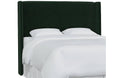 Green Velvet Cal King Headboard S29123