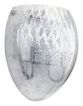 2-Light Silver Etched Sconce O3574