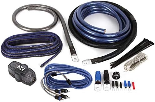 2-Channel 1/0 Gauge Amplifier Installation Kit with RCA Interconnect and 20 ft Speaker Cable F173