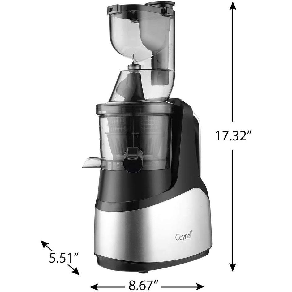 Silver Slow Masticating Juicer Cold Press Extractor L672795