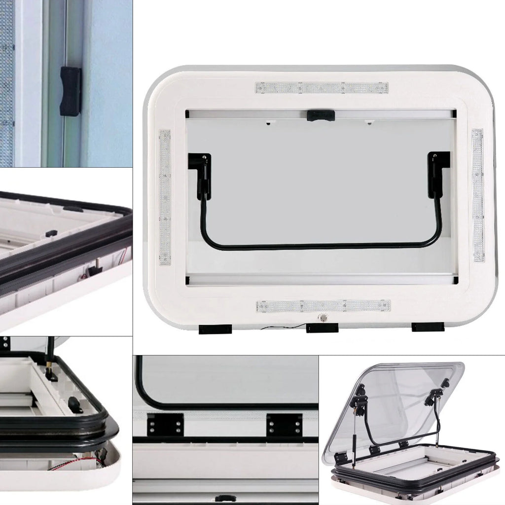 RV LED Skylight Roof Vent Hatch Window A431202