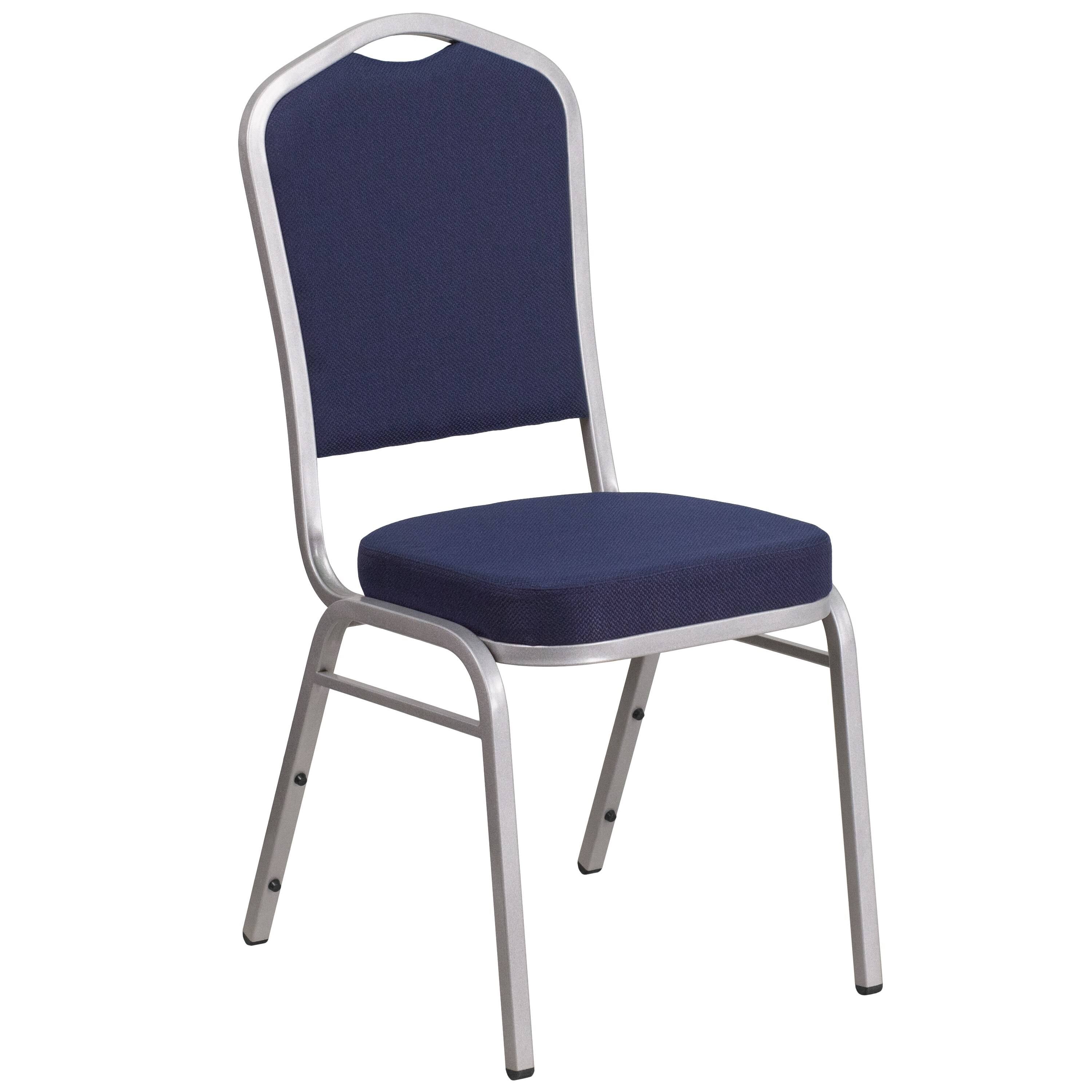 Gray Dot Fabric Stacking Banquet Chair N37660