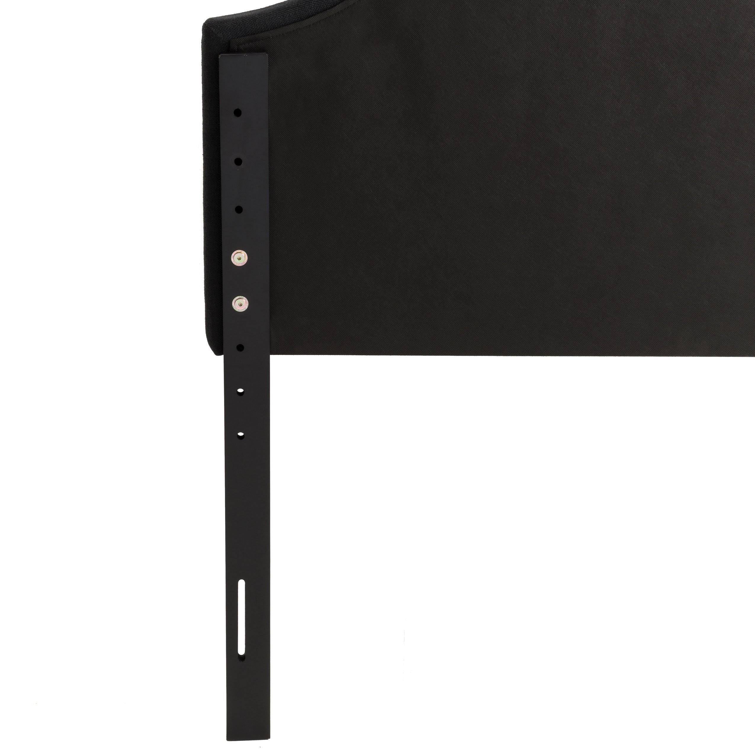 Tufted Light Gray Fabric Headboard G2368