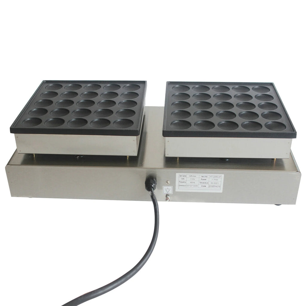 Mini Dutch Pancake Baker 50PCS Nonstick Waffle Maker Machine G81346