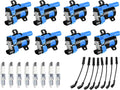 Set of 8 Ignition Coil Pack with 8 Platinum Spark Plug and 8 Wires Z44830