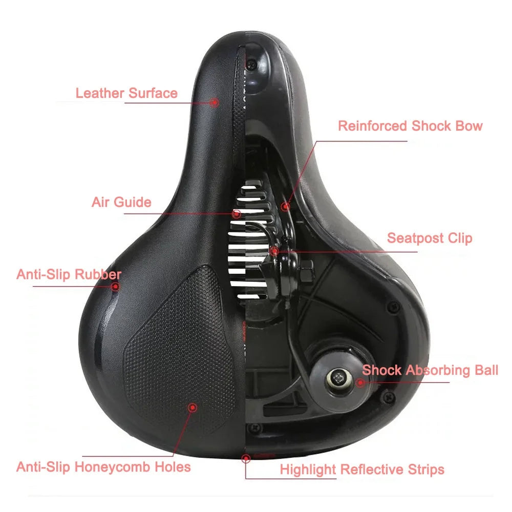 Water-Resistant Bicycle Saddle Cushion N284