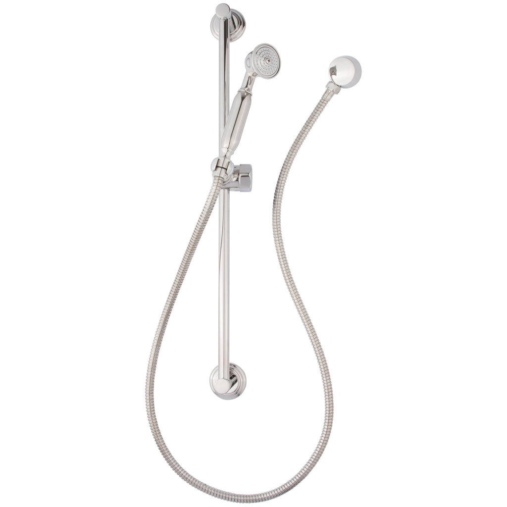 Matte White Handshower with Slide Bar N71283