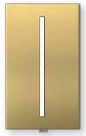 Satin Brass 1-Gang Wallplate Q2826