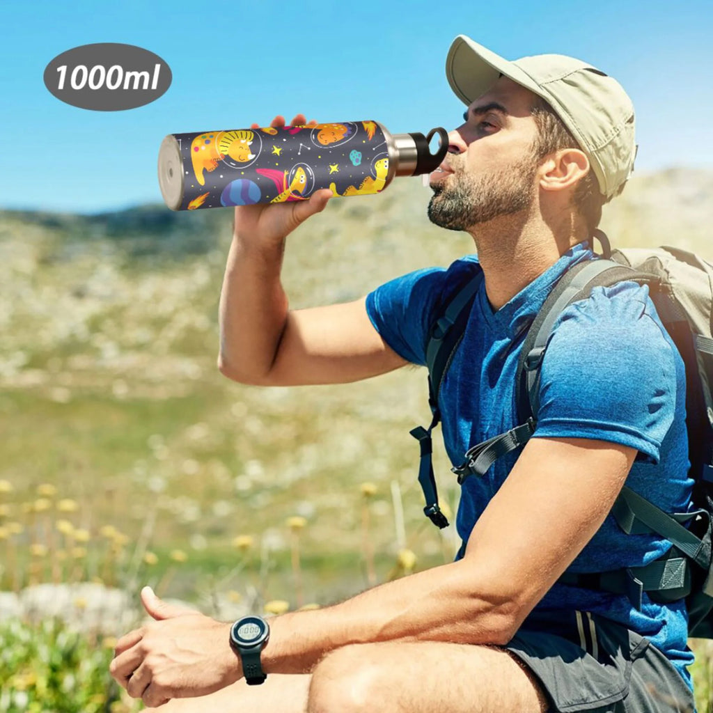Stainless Steel Vacuum Insulated Water Bottle with Straw Lid 20 OZ P64158