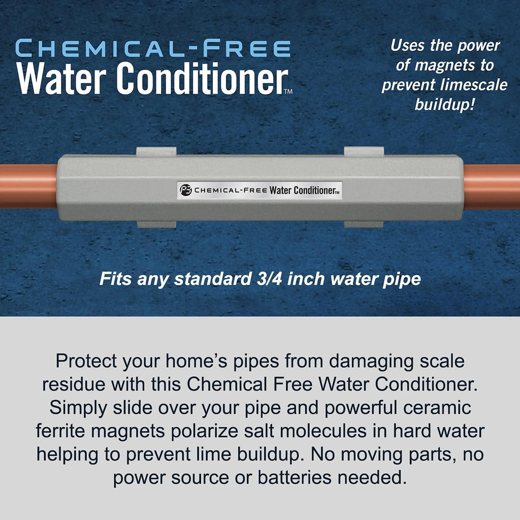Chemical Free Water Conditioner for Standard 3/4-Inch Pipes T53300