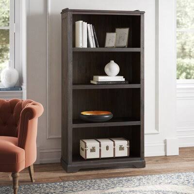 4 Shelf Standard Bookcase Rich Walnut F998