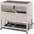 Wooden Rabbit Cage with Two Floors O438