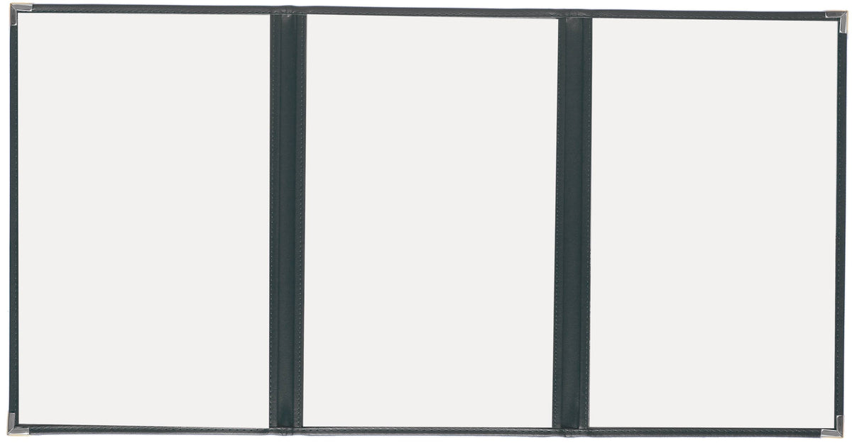Black 8½x11 Cafe Menu Cover J5333