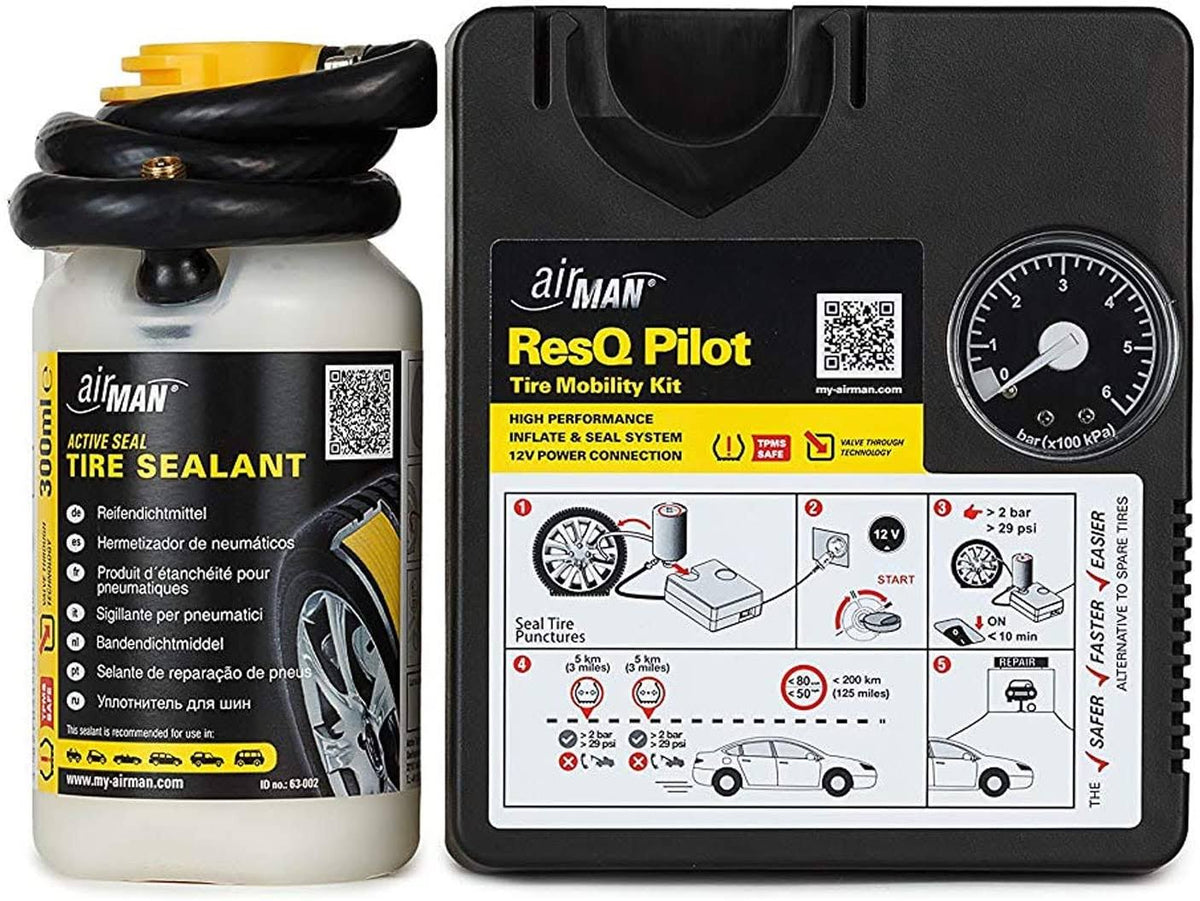 Tyre Repair Kit with Valve Through Tyre Sealant L17514