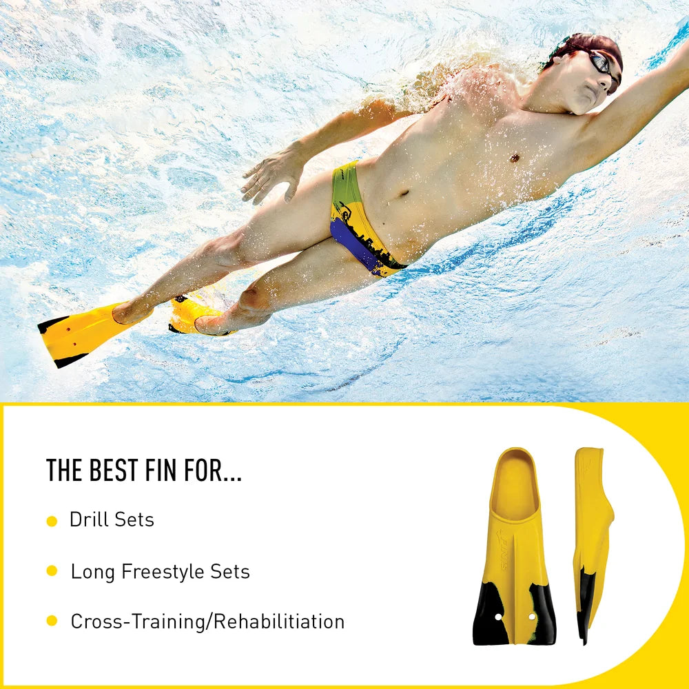 Yellow Swimming Fins I288