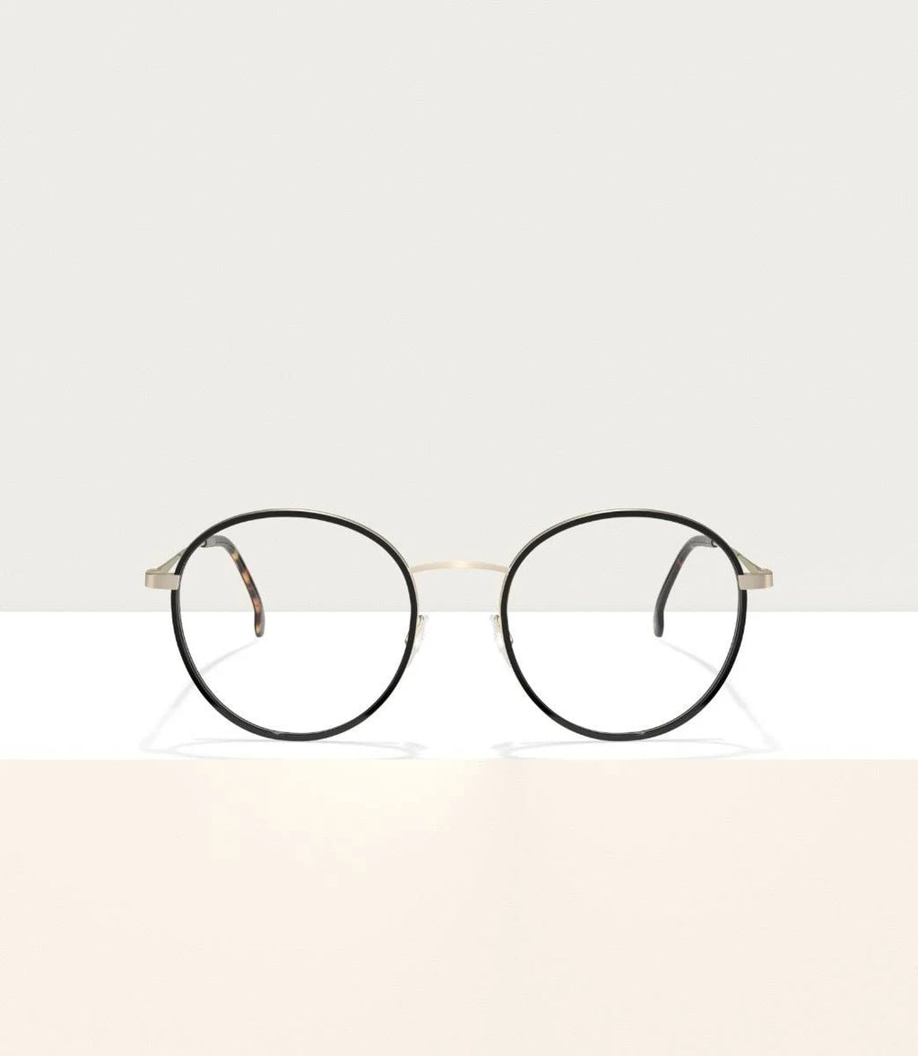 Gold Black Eyeglasses I9398