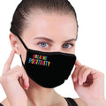 Black Multi Reusable Microfiber Face Mask B833