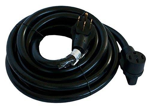 50 Amp RV Electrical Extension Cord, Black L98743