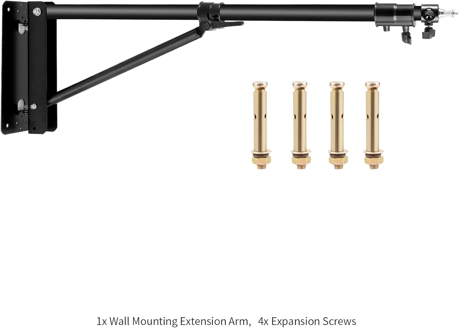 Wall Mount Boom Arm with Triangle Base, Adjustable Camera Mount W224246