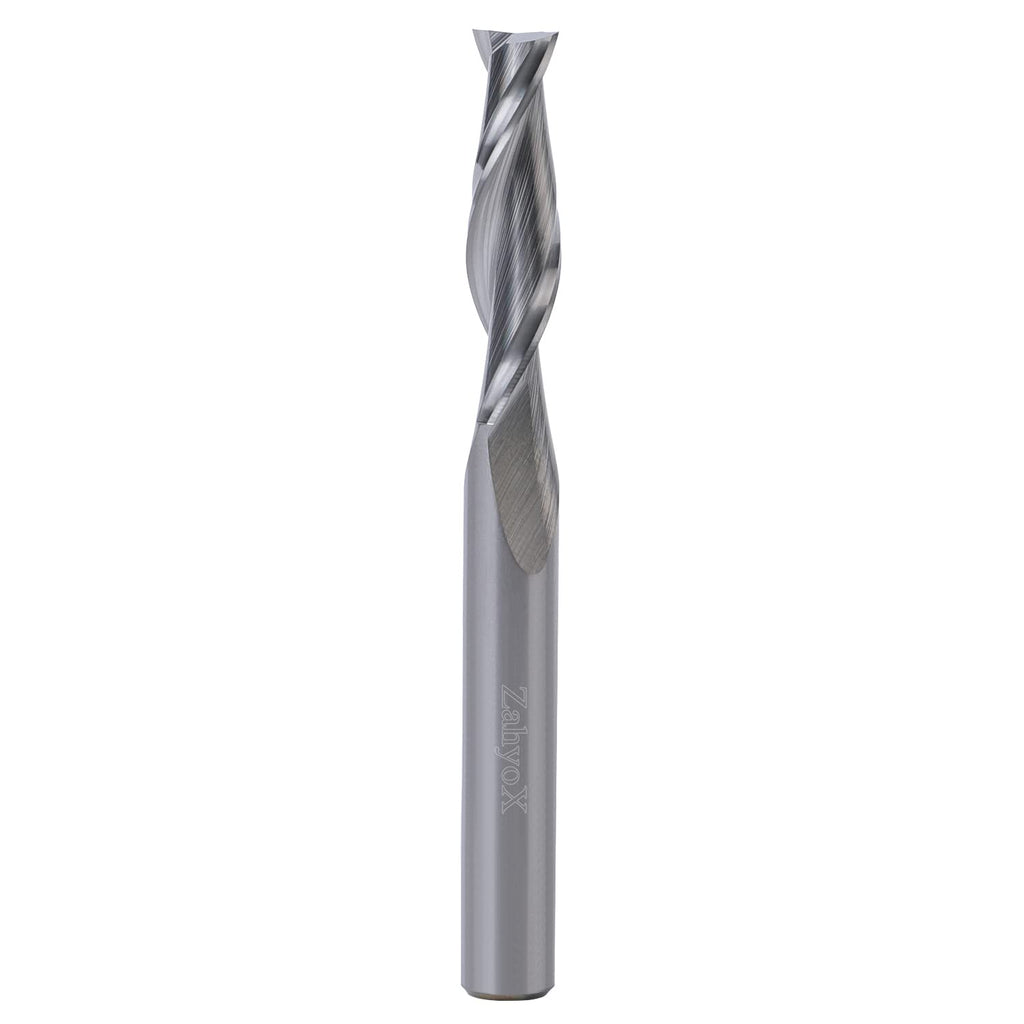 Solid Carbide Straight Router Bit, 1/4 Cutting Dia, 1/4 Shank, Pack of 2 R328