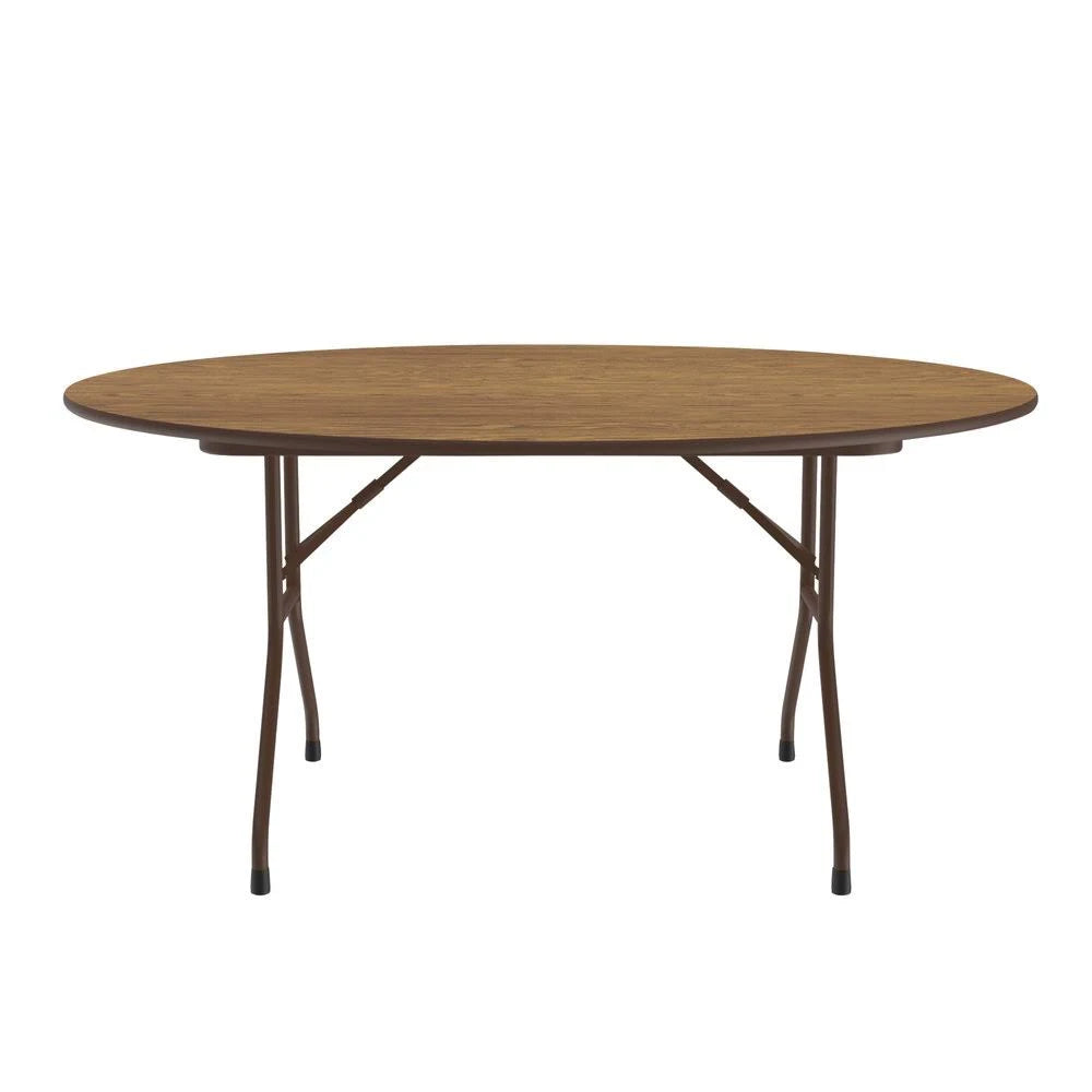 60x22 Round Melamine Folding Table Y665382