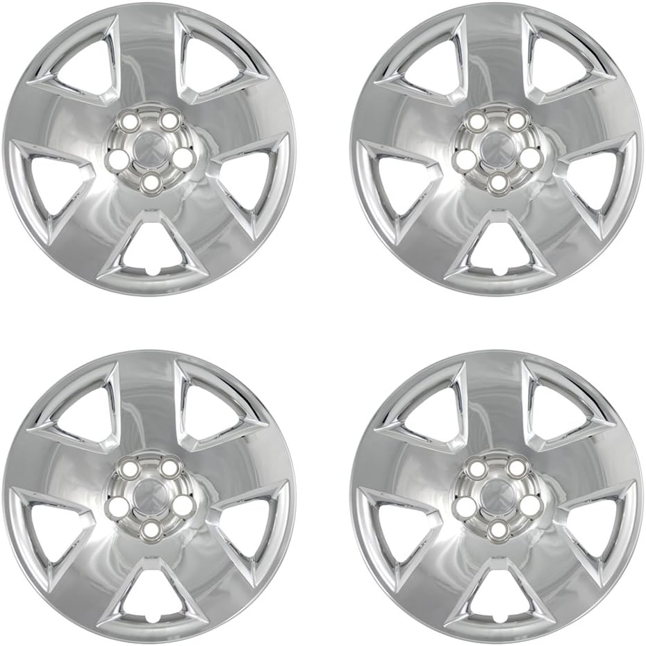 Silver 17 inch Bolt On Wheel Covers Pack of 4 M6346