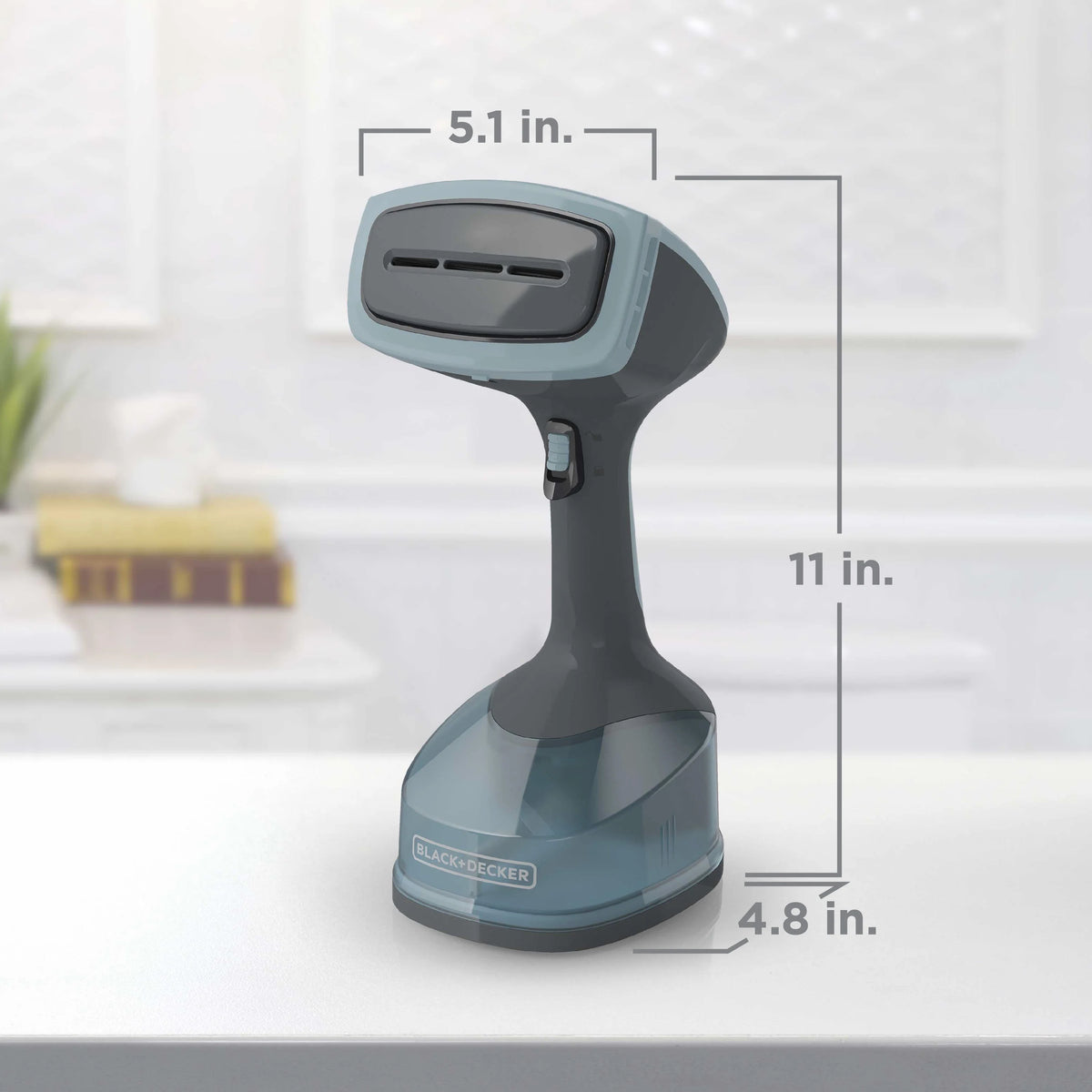 Gray/Blue Handheld Steamer F736551