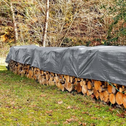 16'X30' Extra Heavy Duty 12 mil Silver Tarp 3 Ply Coated Reinforced Canopy 6 oz 3 Layer P35731