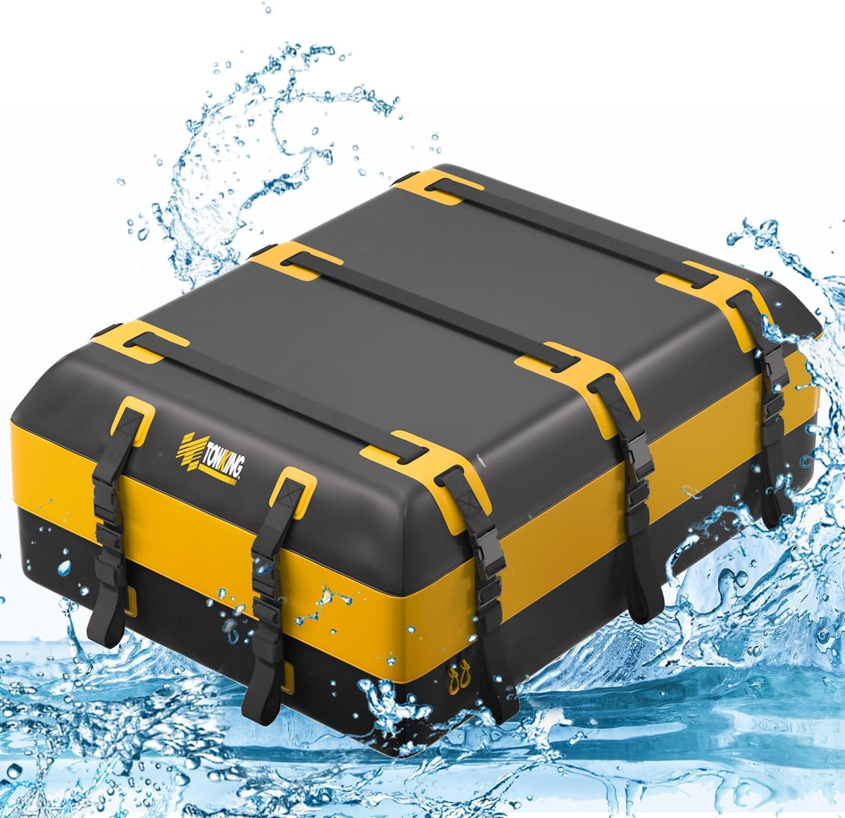 Yellow Waterproof Car Rooftop Cargo Carrier H1380