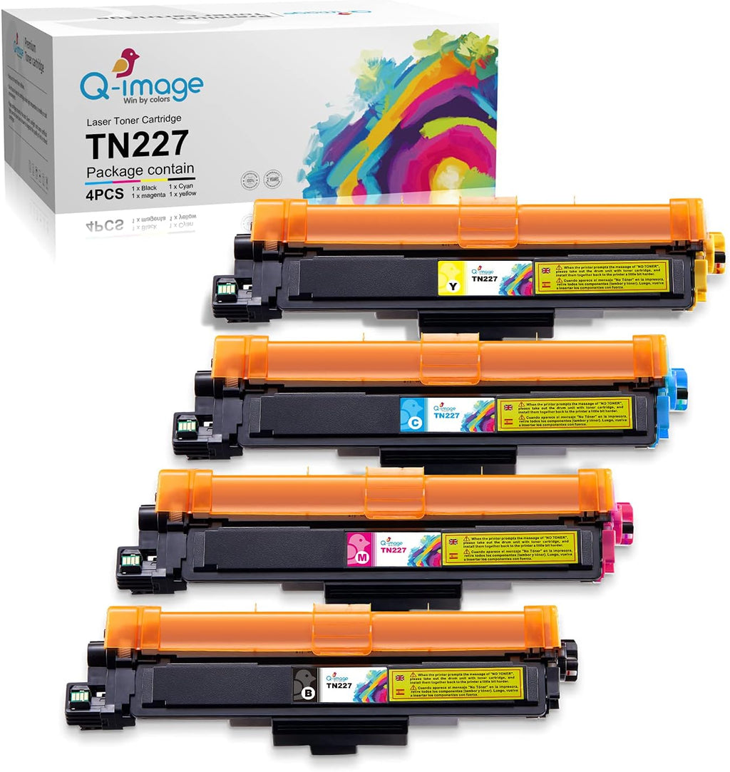 Toner Cartridge 4 Packs Black Cyan Magenta Yellow A233