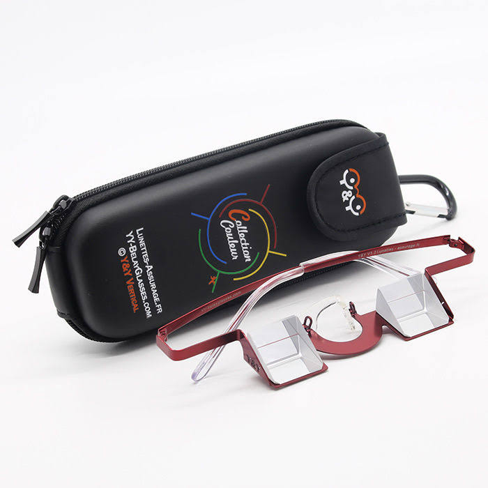 Bordeaux Red Vertical Belay Glasses L423206