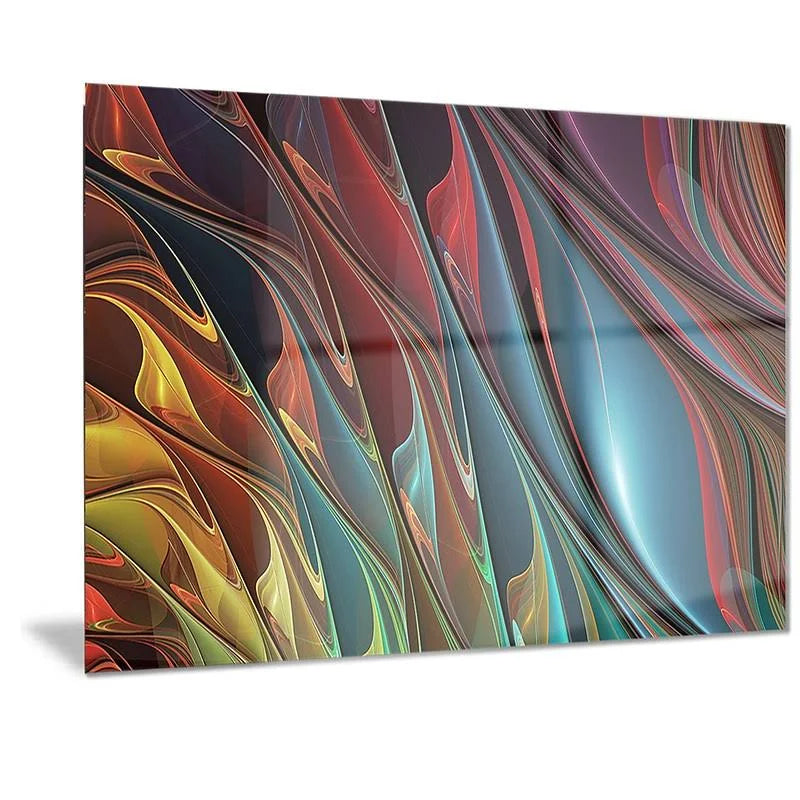 Metal & Leaves Graphic Art X258994