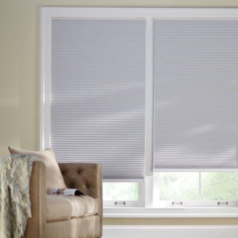Shadow White Cordless Blackout Cellular Shade U540