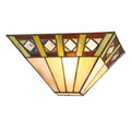 Black/Stained Glass Wall Sconce K95114