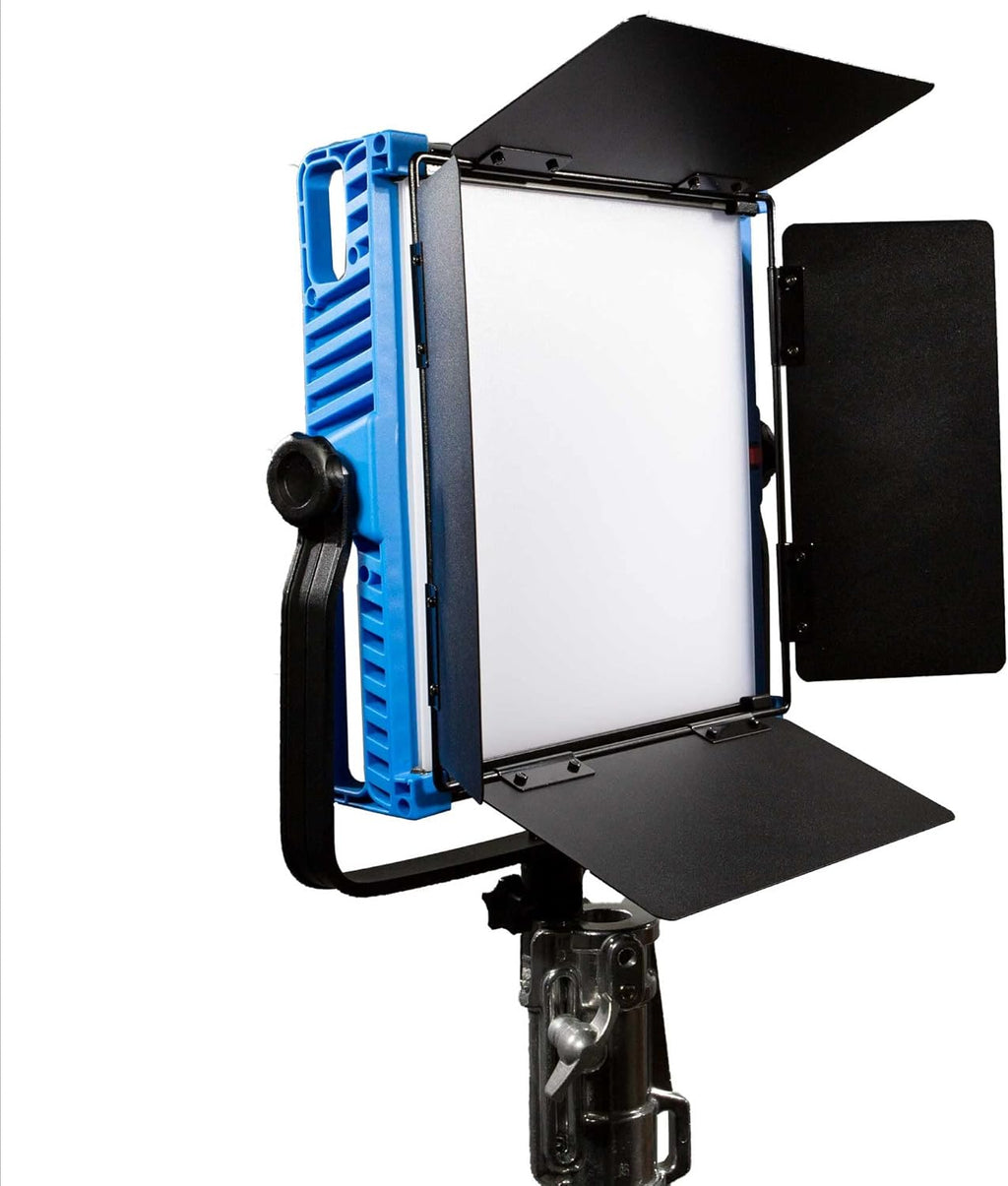 Bi-Color 2800K-6500K LED Video Light with Barn Doors and Diffusion Panel F24691