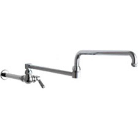 Wall Mounted Pot Filler Faucet with Lever Handle C1051