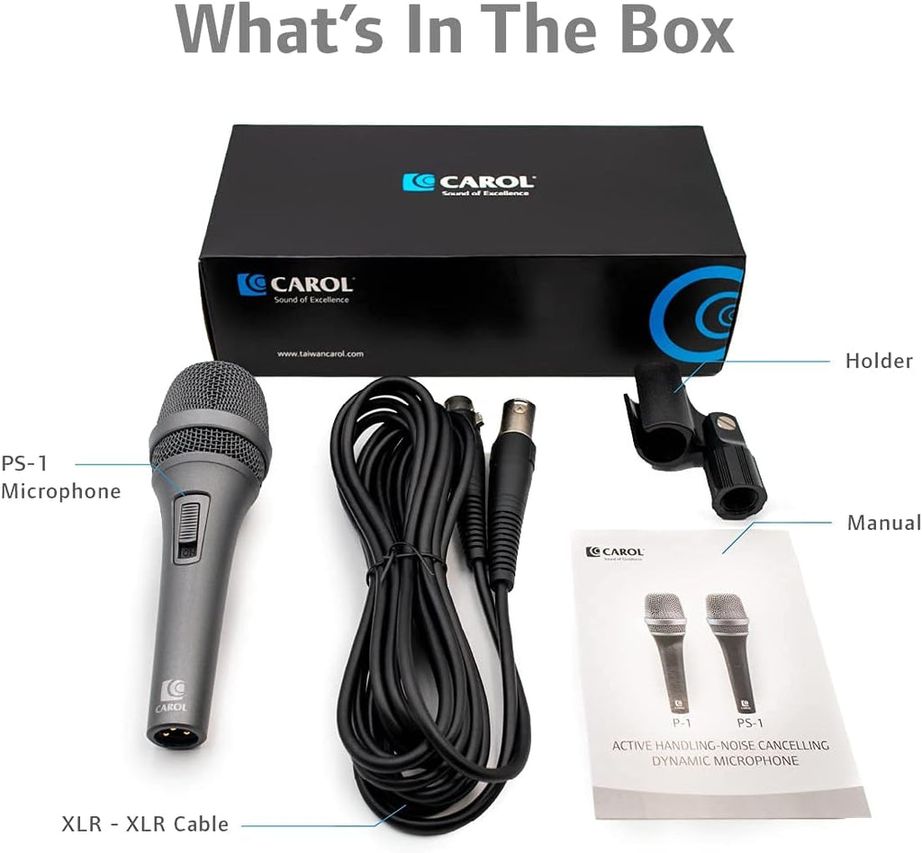 Grey Dynamic Microphone Pack of 2 A312