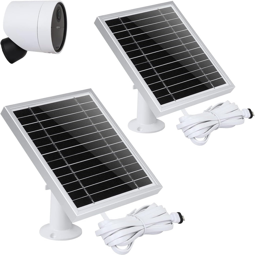 Silver 3PACK Solar Panel for Outdoor Security Camera T81325