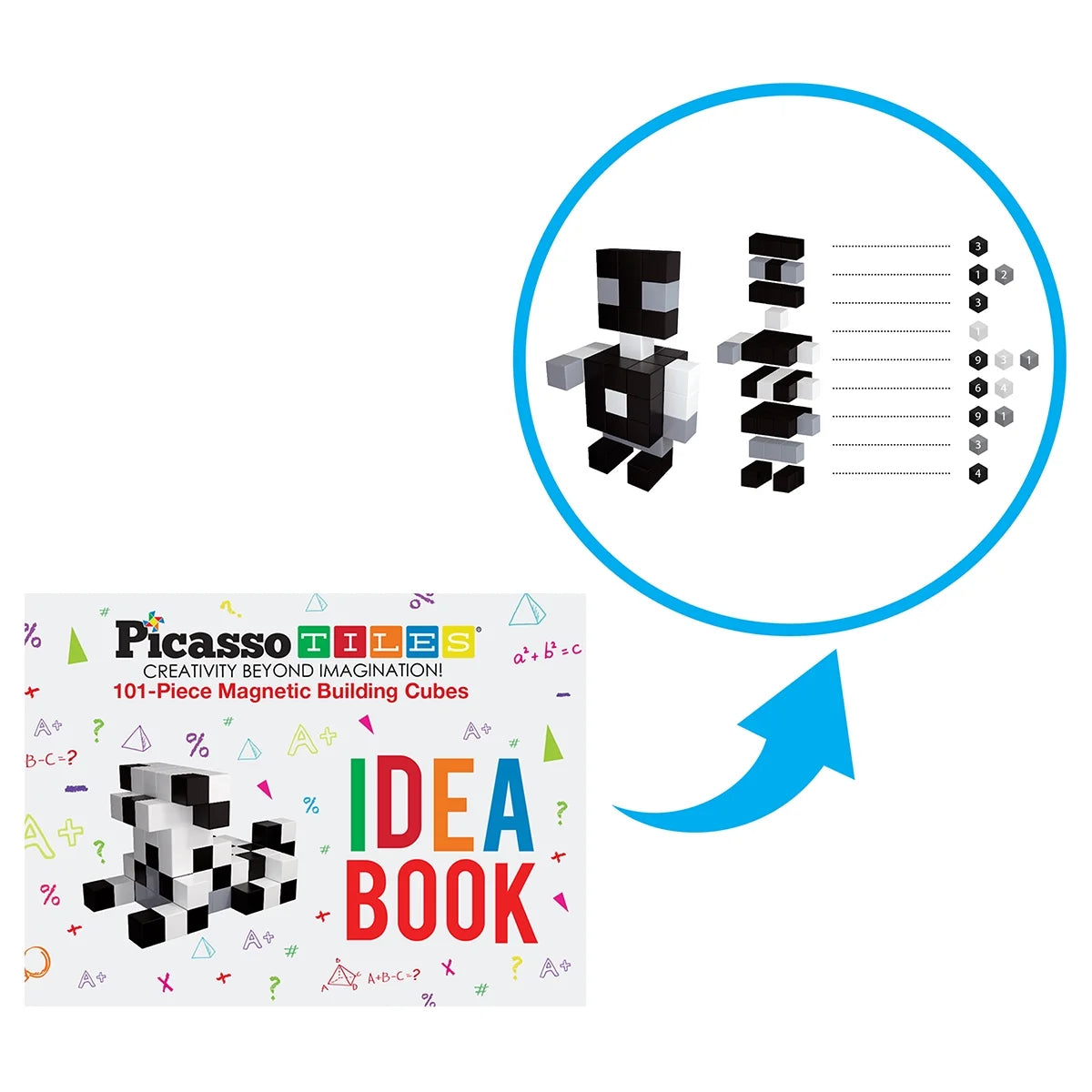 101pcs Magnetic Puzzle Cube Set L3769