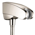 Polished Nickel Holder with Outlet X50342